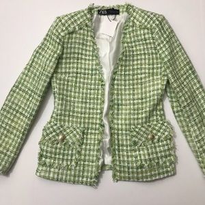 ZARA light green blazer